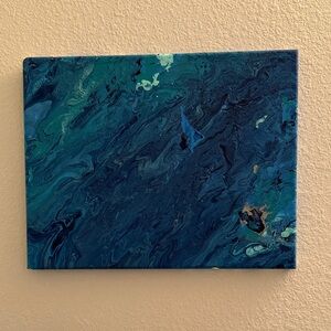 Oceanic Swirl Canvas Art